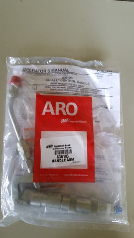  ARO ARO 636077 High-Pressure Grease Booster Handle swivel -  ARO / Ingersoll Rand Distributor 419-633-0560                                        